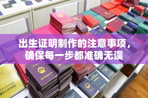 长治出生证明制作的注意事项，确保每一步都准确无误